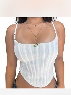 White Fox White Corset
